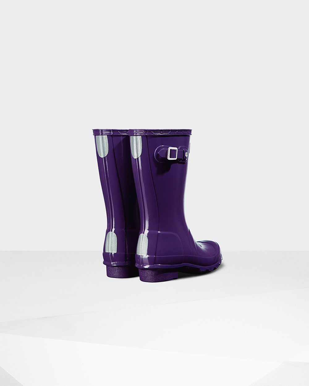 Bottes de Pluie Hunter Original Grands Gloss Enfant Bleu Violette QMZKXOE-45